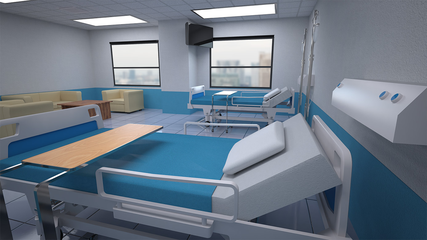 Hospital Room by N/A