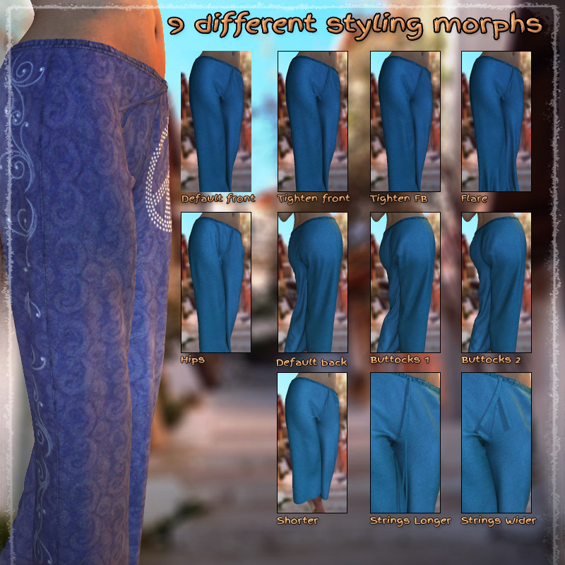 Dynamic Drawstring Pants by N/A