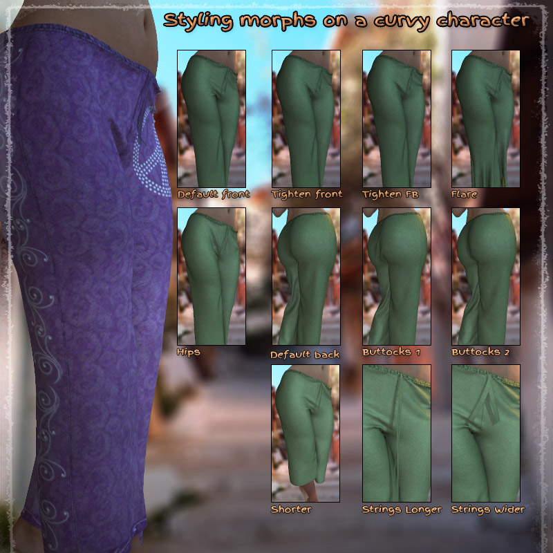 Dynamic Drawstring Pants by N/A