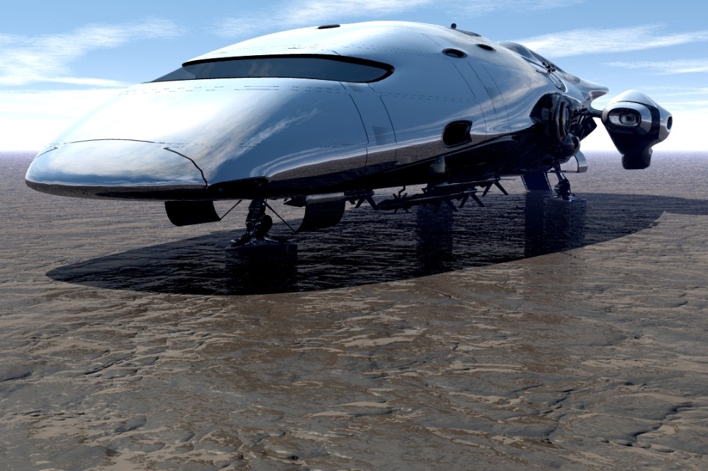 F-75 Martian Flyer by N/A