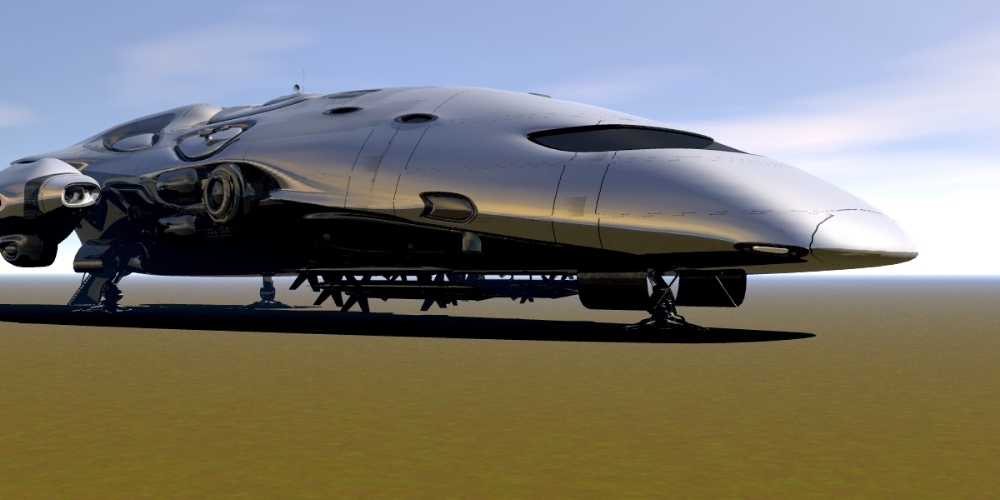 F-75 Martian Flyer by N/A