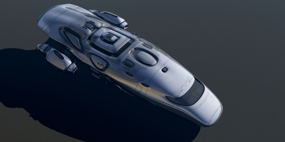 F-75 Martian Flyer by N/A