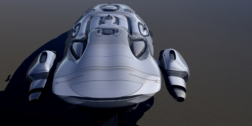 F-75 Martian Flyer by N/A