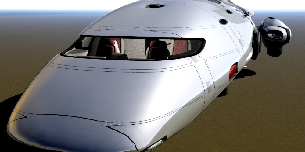 F-75 Martian Flyer by N/A