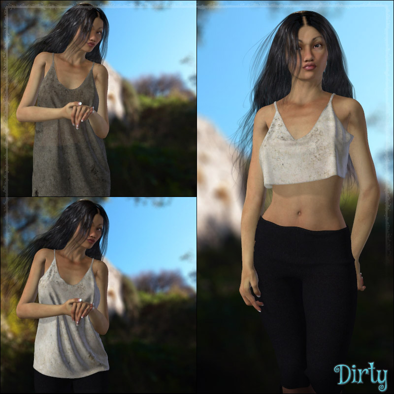 Fantasy Wardrobe for Dynamic Flowy Tops by N/A