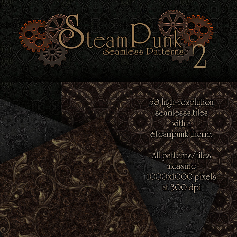 Merchant Resource - Steampunk Patterns 2 by N/A