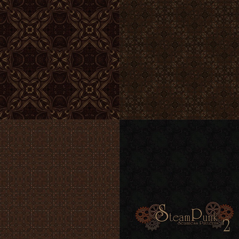 Merchant Resource - Steampunk Patterns 2 by N/A