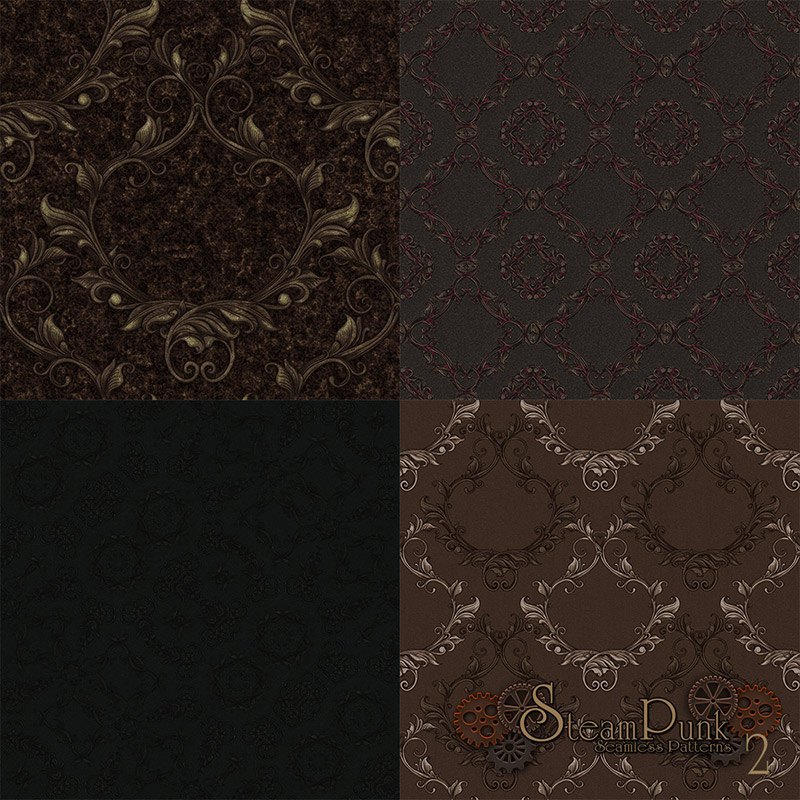 Merchant Resource - Steampunk Patterns 2 by N/A