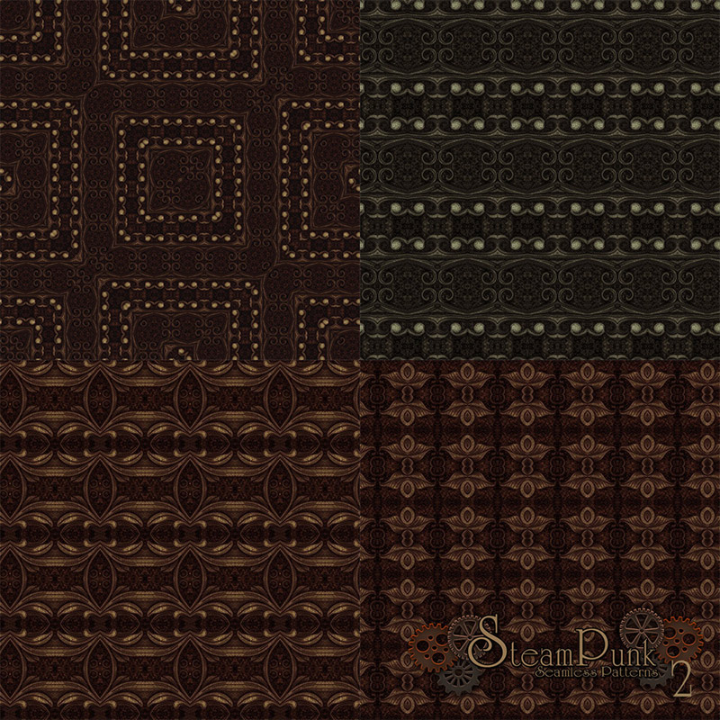 Merchant Resource - Steampunk Patterns 2 by N/A