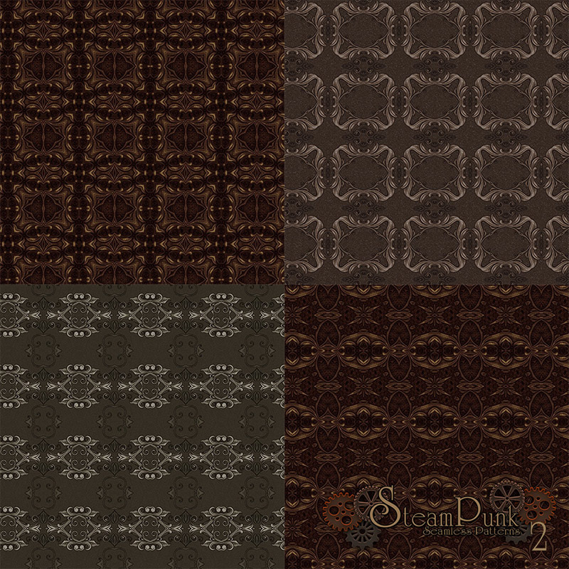 Merchant Resource - Steampunk Patterns 2 by N/A