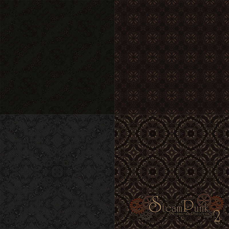 Merchant Resource - Steampunk Patterns 2 by N/A