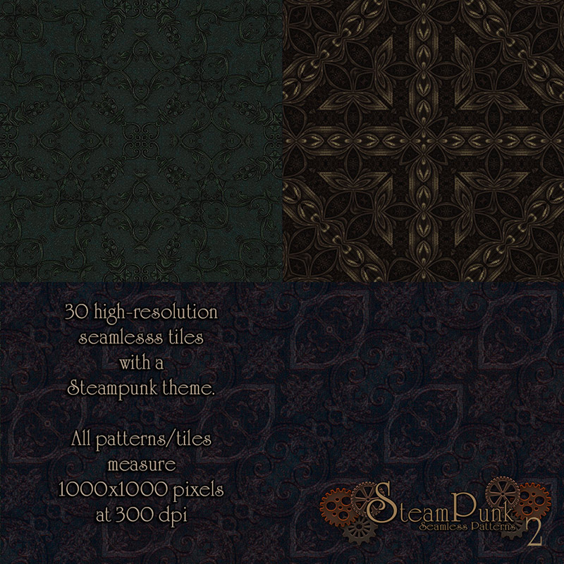 Merchant Resource - Steampunk Patterns 2 by N/A