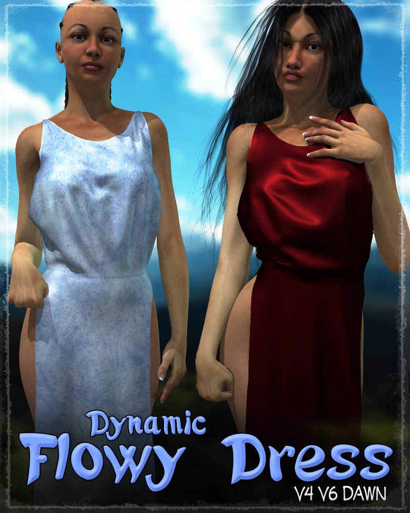 Dynamic Flowy Dress by N/A