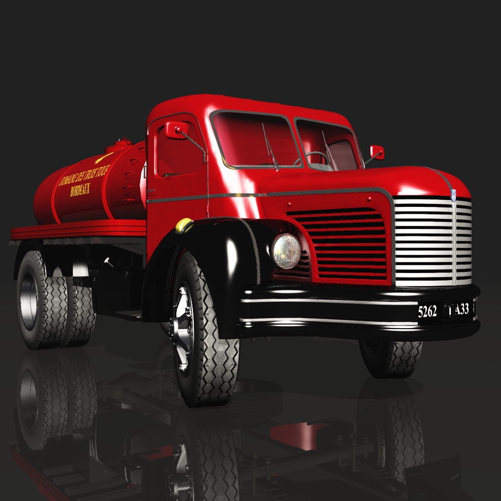 BERLIET GLR 1950 WINE TANK TRUCK (for VUE) by N/A
