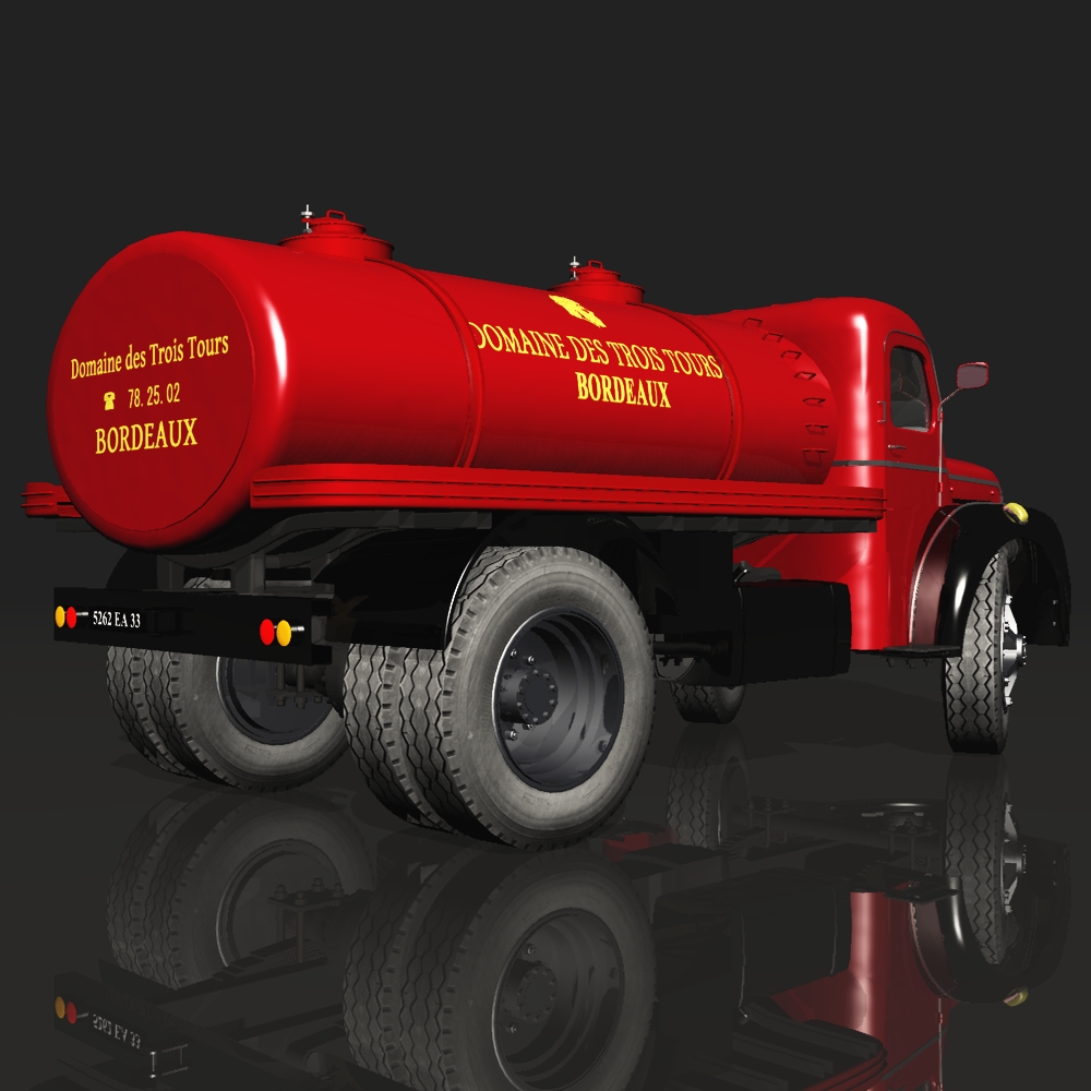 BERLIET GLR 1950 WINE TANK TRUCK (for VUE) by N/A