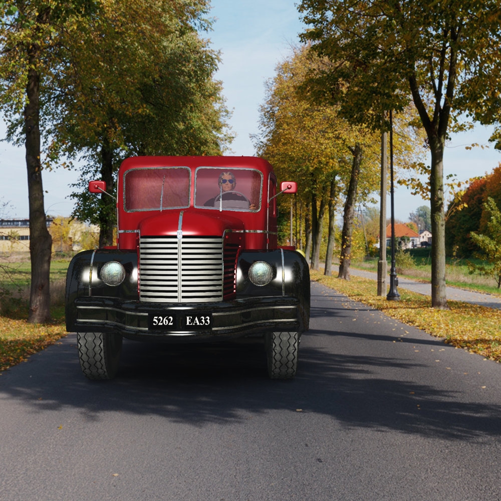 BERLIET GLR 1950 WINE TANK TRUCK (for VUE) by N/A
