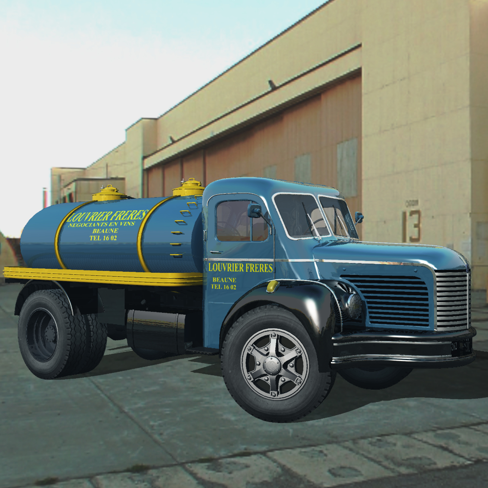 BERLIET GLR 1950 WINE TANK TRUCK (for VUE) by N/A