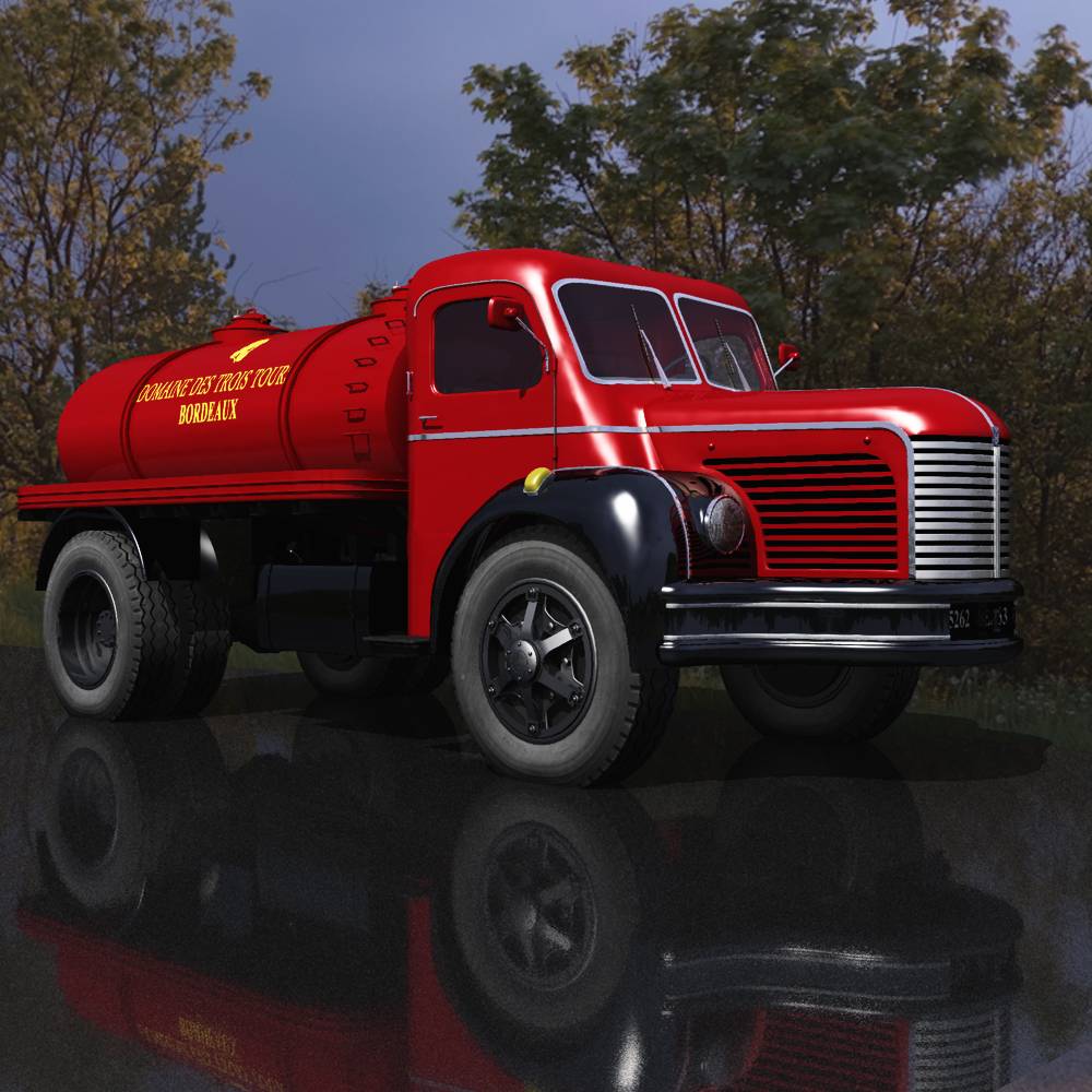 BERLIET GLR 1950 WINE TANK TRUCK (for VUE) by N/A