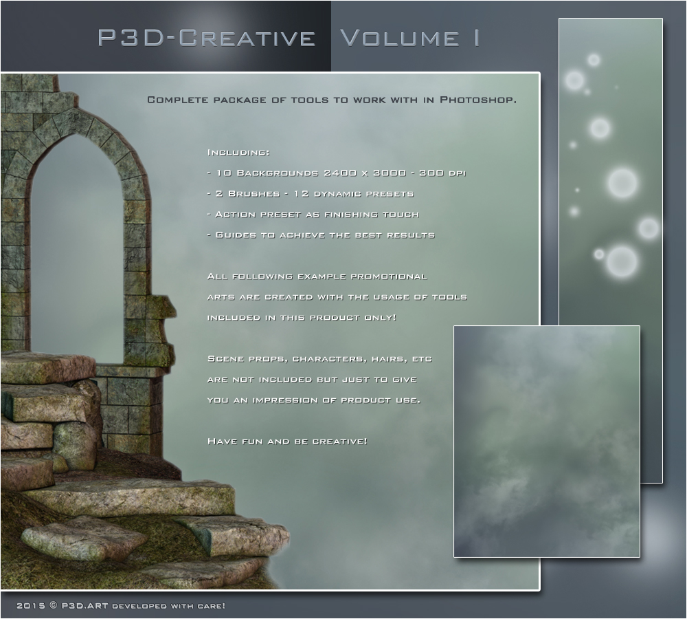 Backgrounds and Brushes - Volume I by N/A