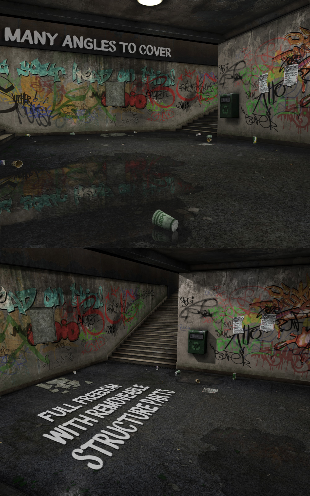 Creepy Underpass by N/A