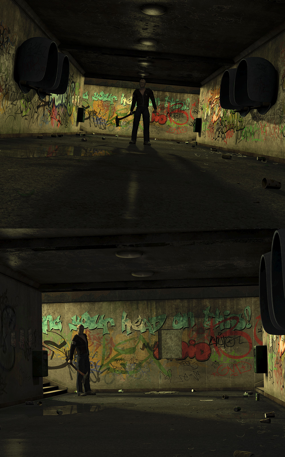 Creepy Underpass by N/A