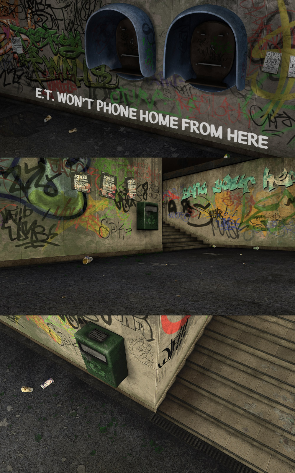 Creepy Underpass by N/A