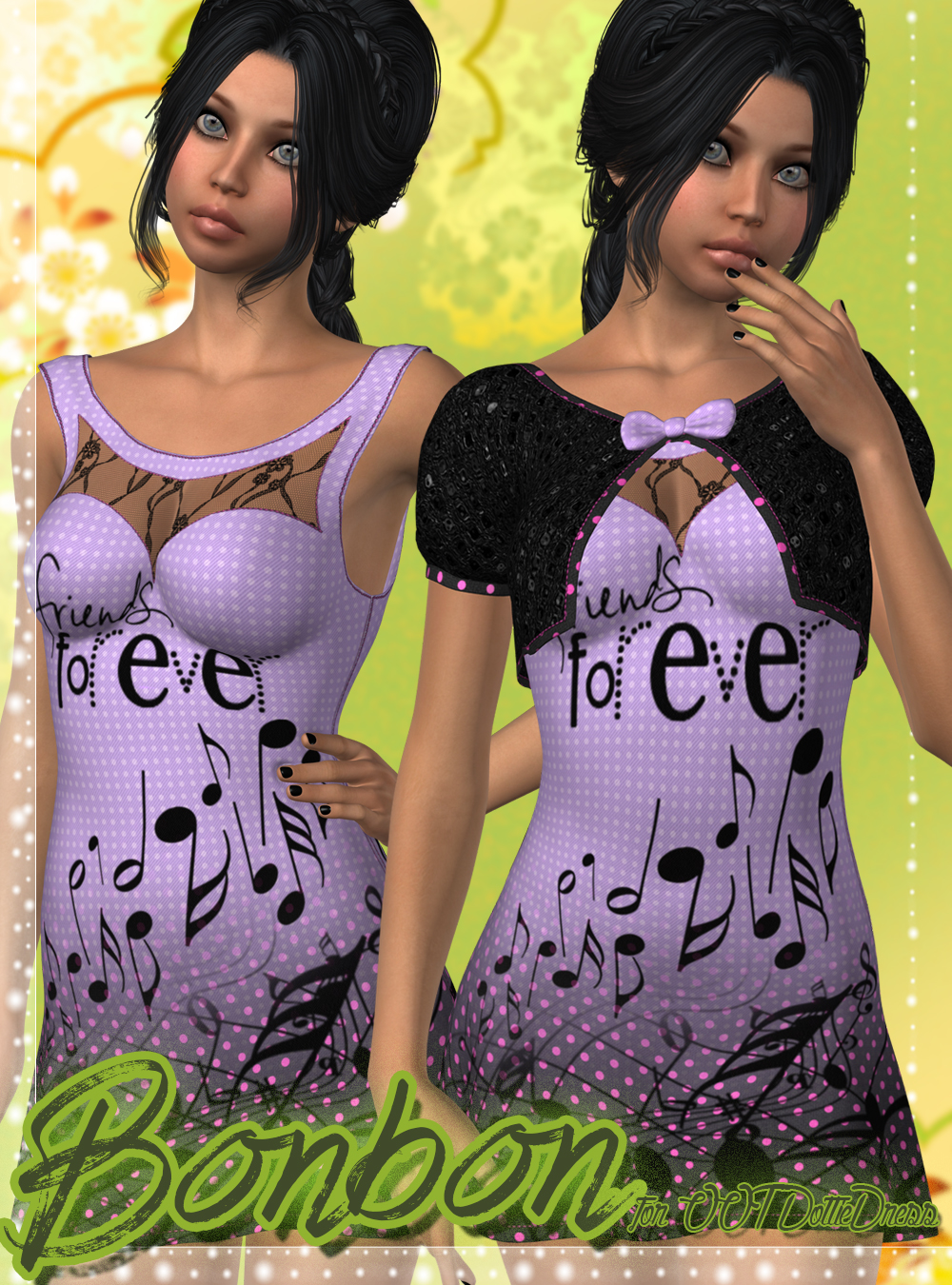 Bonbon for Dottie Dress by N/A