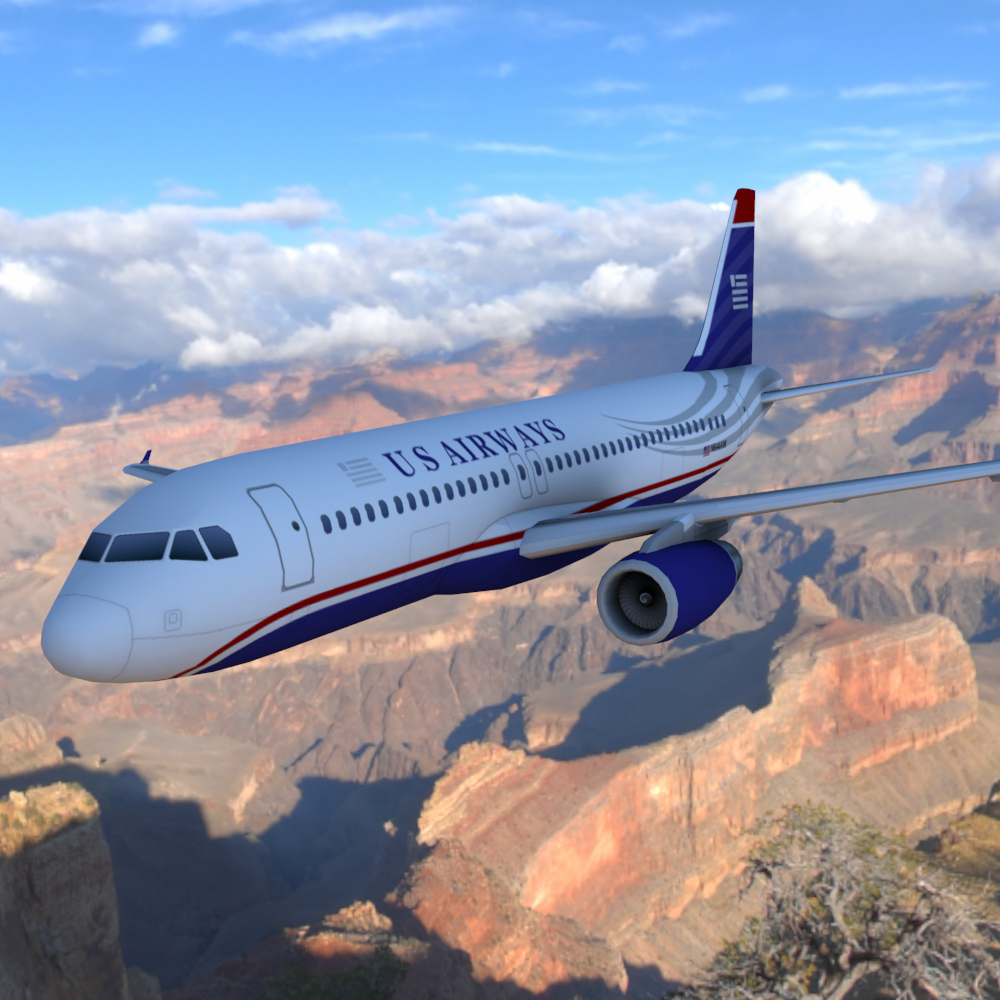 Airbus A-320  3ds  and obj - Exended License by N/A