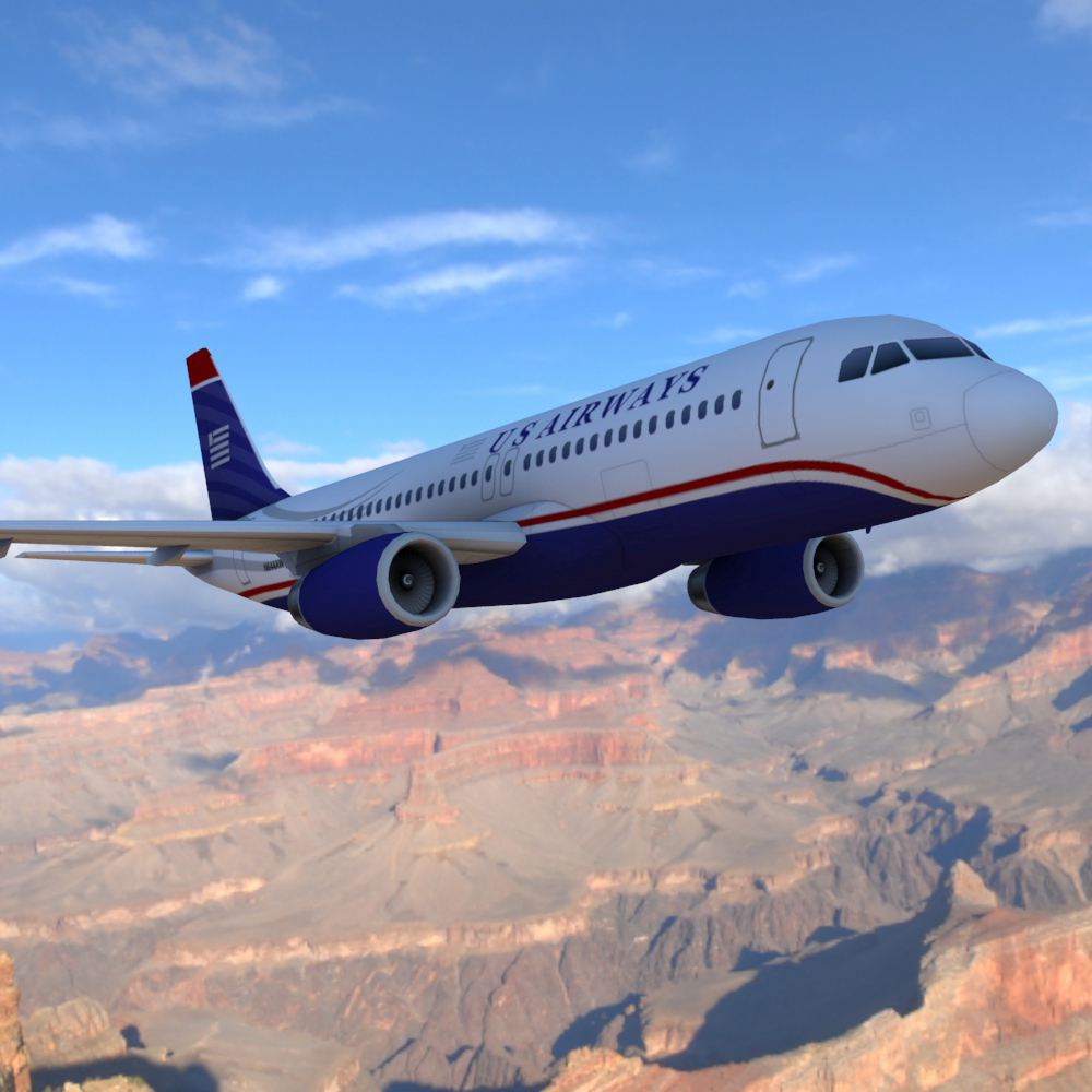 Airbus A-320  3ds  and obj - Exended License by N/A