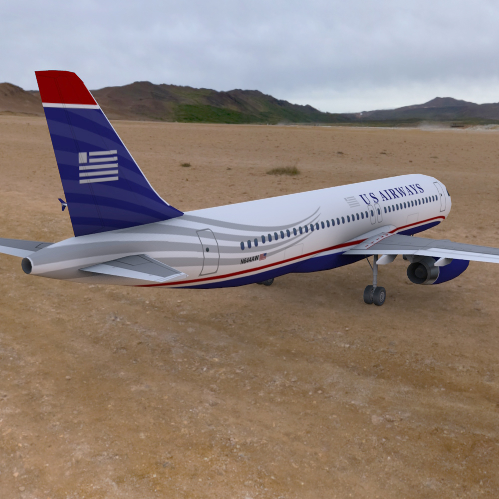 Airbus A-320  3ds  and obj - Exended License by N/A