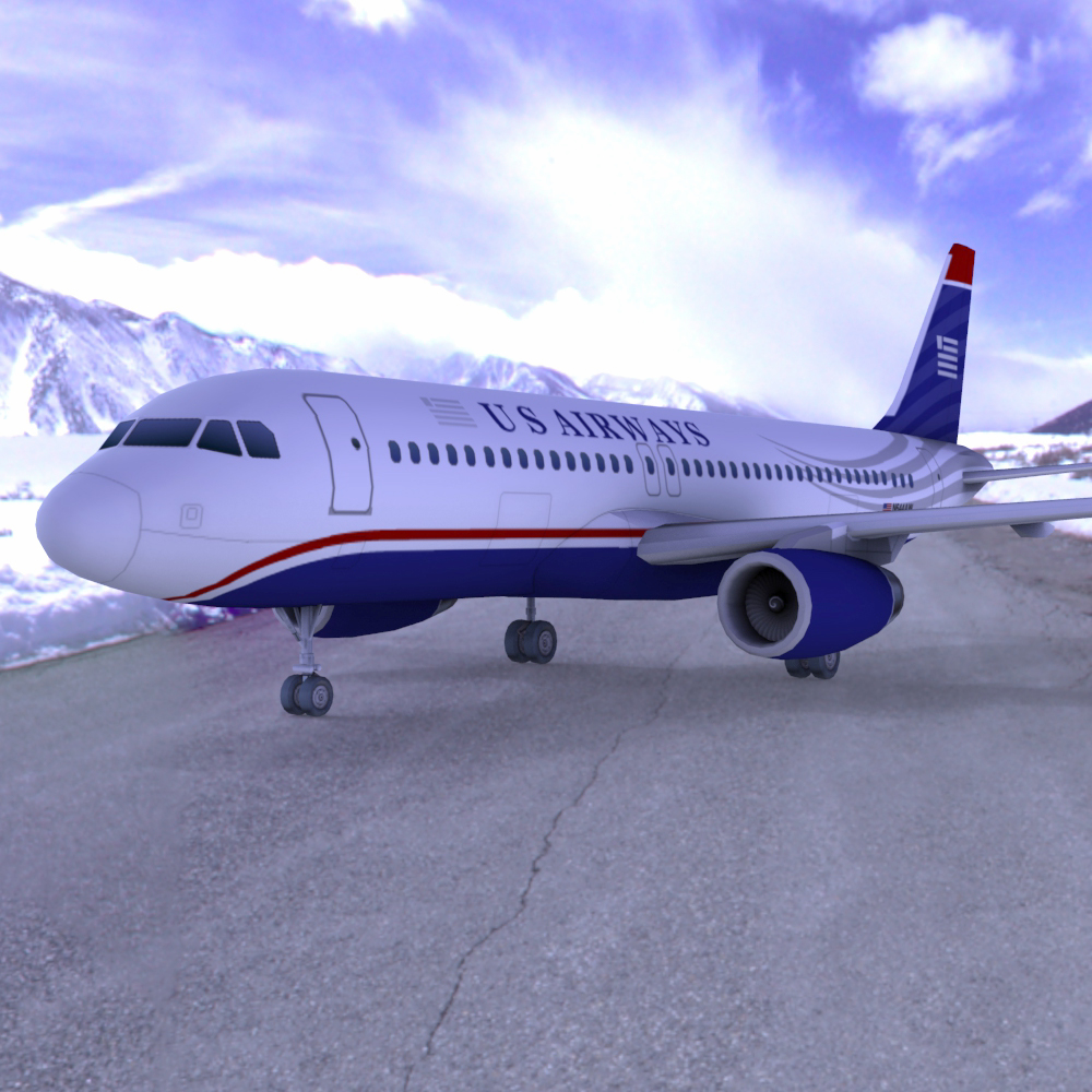 Airbus A-320  3ds  and obj - Exended License by N/A