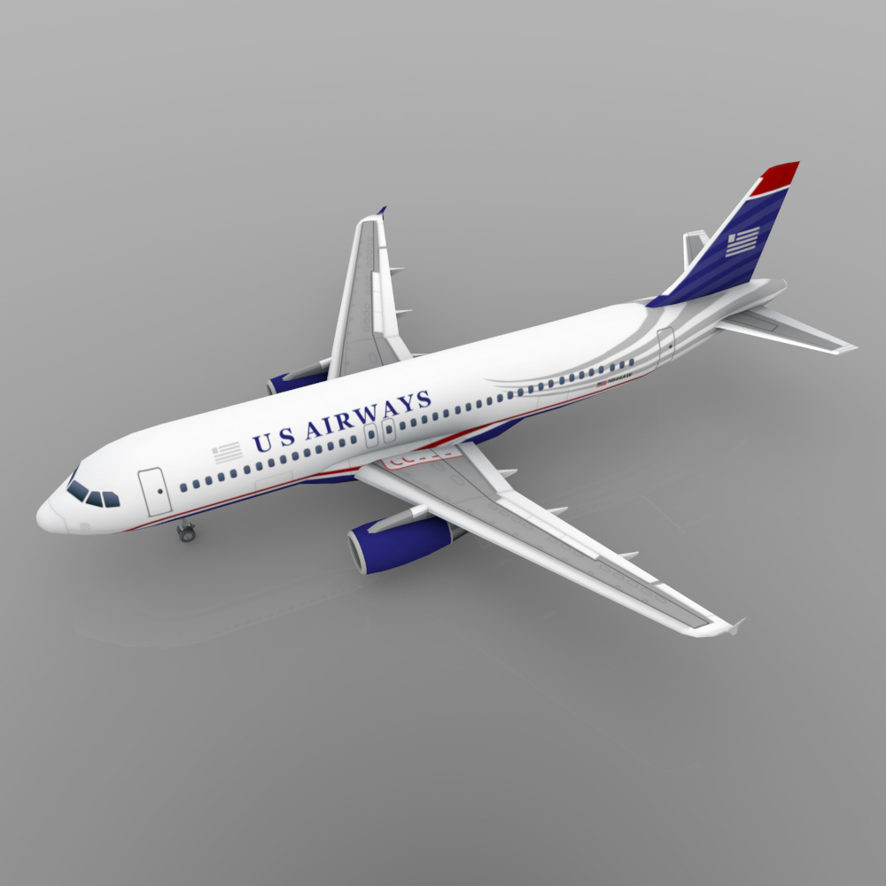 Airbus A-320  3ds  and obj - Exended License by N/A