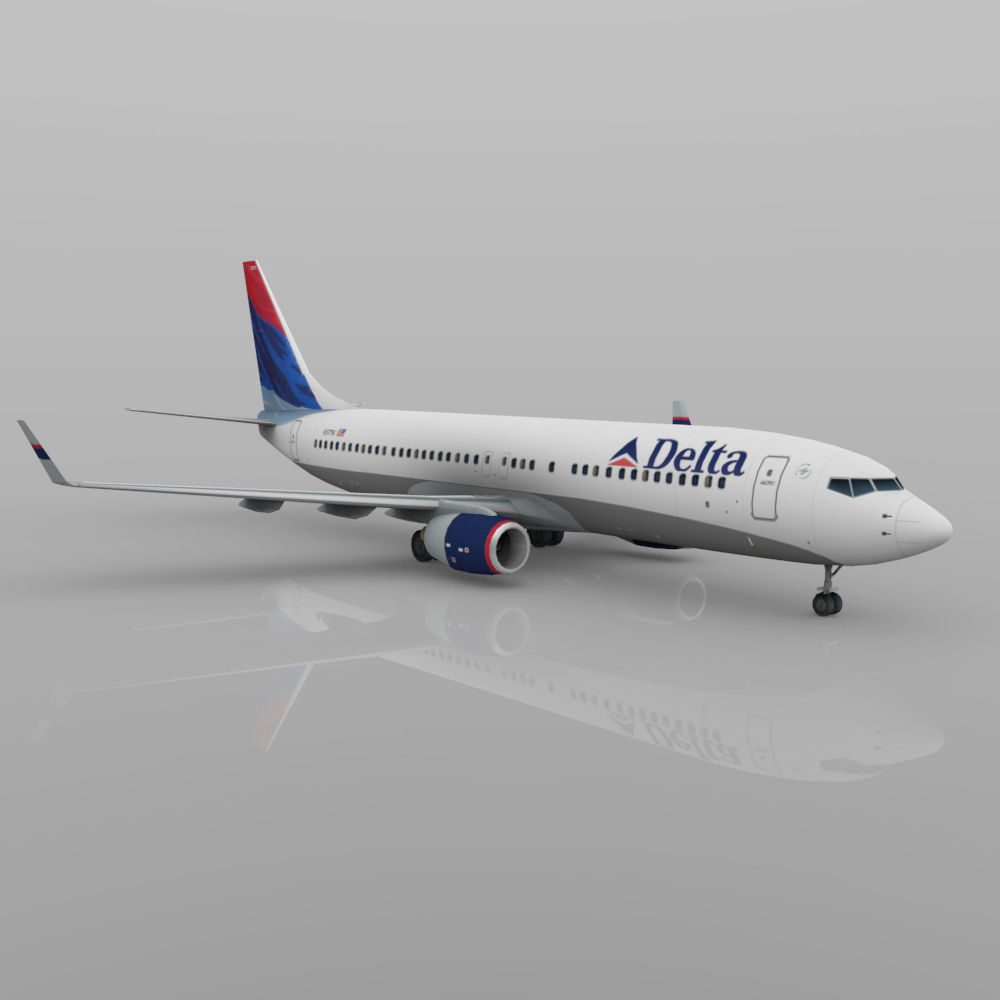 Boeing 737-800 3ds/ obj - Extended License by N/A