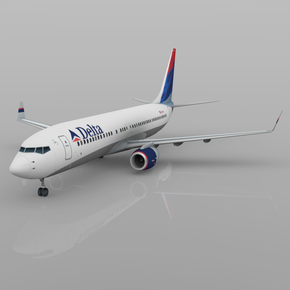 Boeing 737-800 3ds/ obj - Extended License by N/A