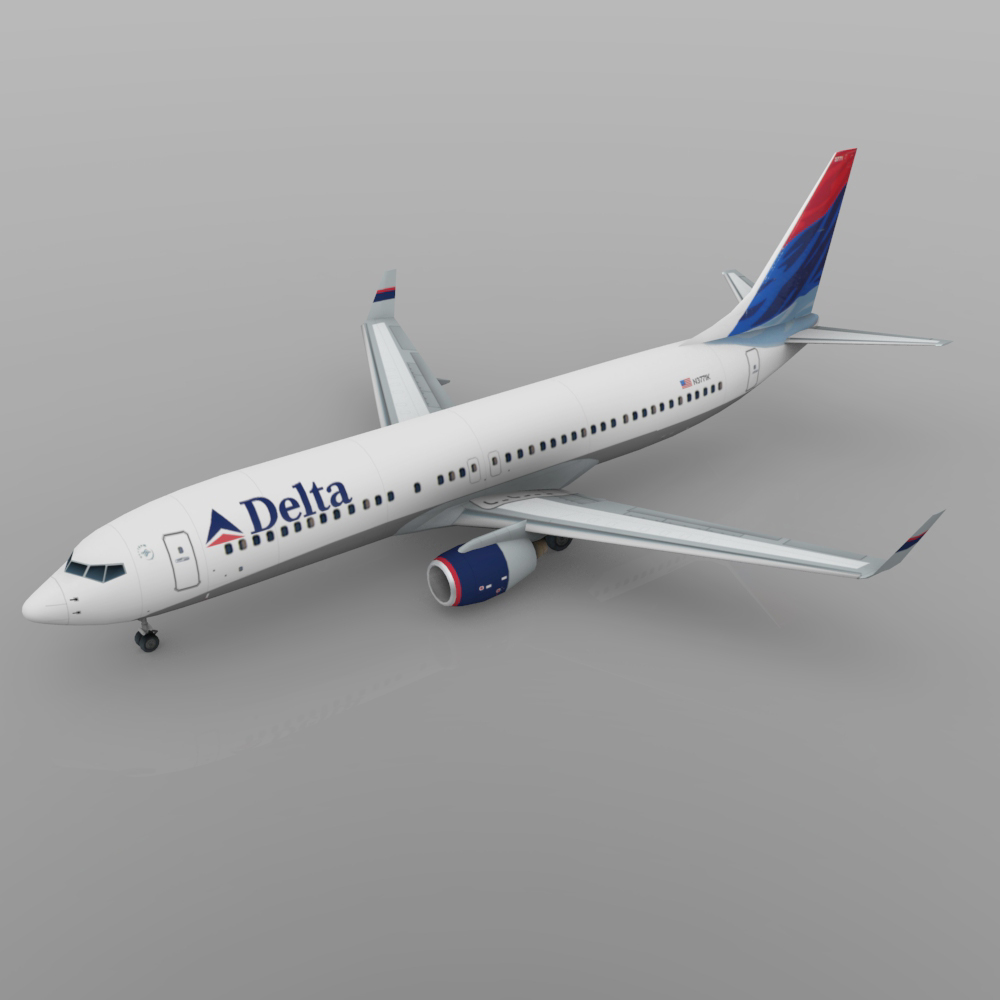 Boeing 737-800 3ds/ obj - Extended License by N/A