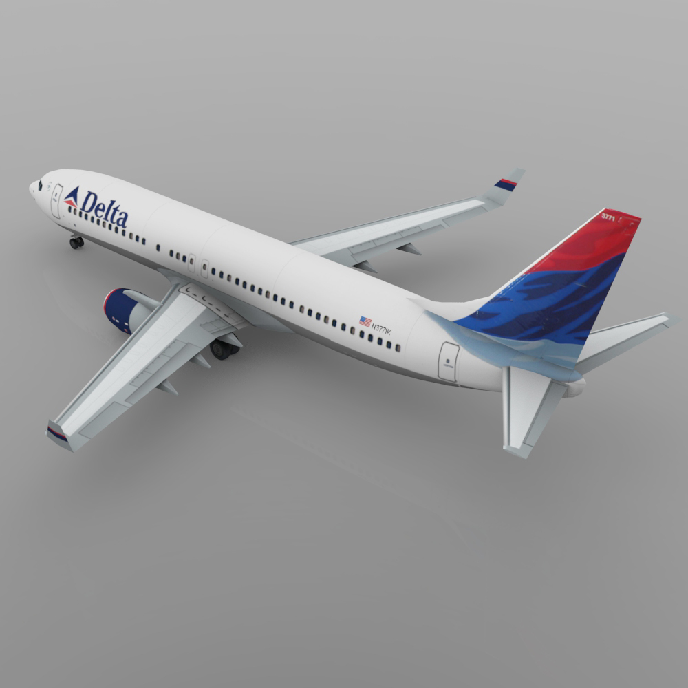 Boeing 737-800 3ds/ obj - Extended License by N/A