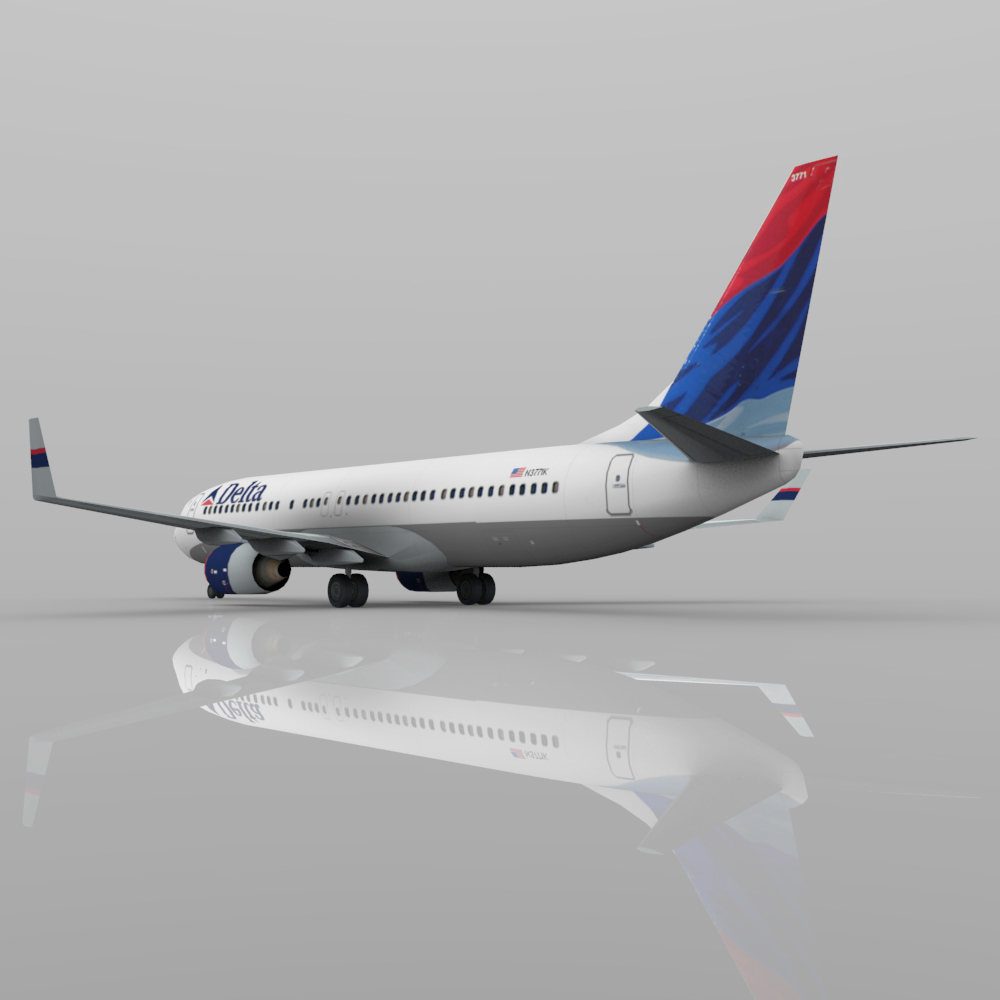 Boeing 737-800 3ds/ obj - Extended License by N/A