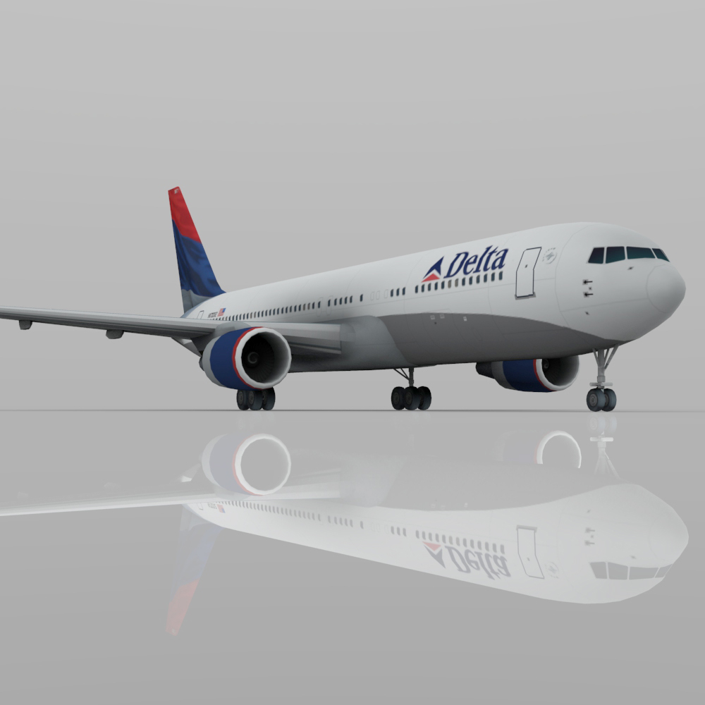 Boeing 767-300 (3ds/ obj) by N/A