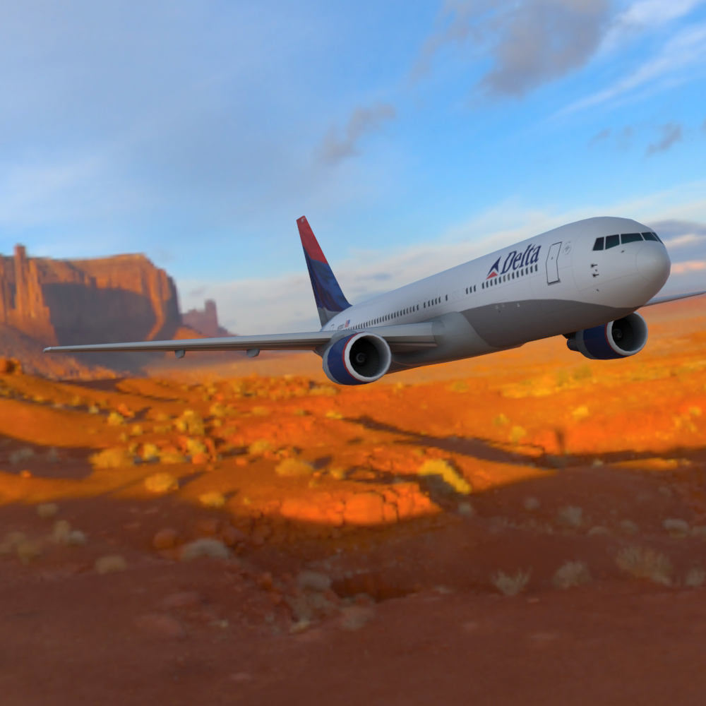Boeing 767-300 (3ds/ obj) by N/A