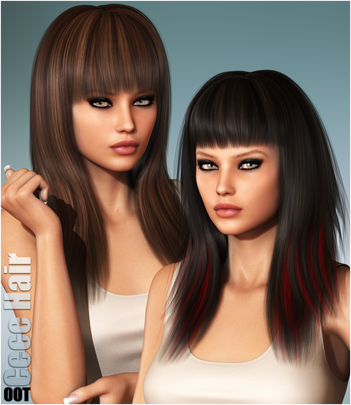 Cece Hair and OOT Hairblending by N/A