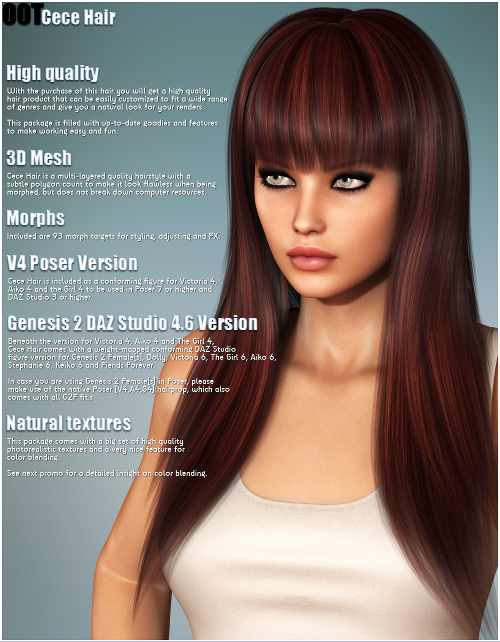 Cece Hair and OOT Hairblending by N/A