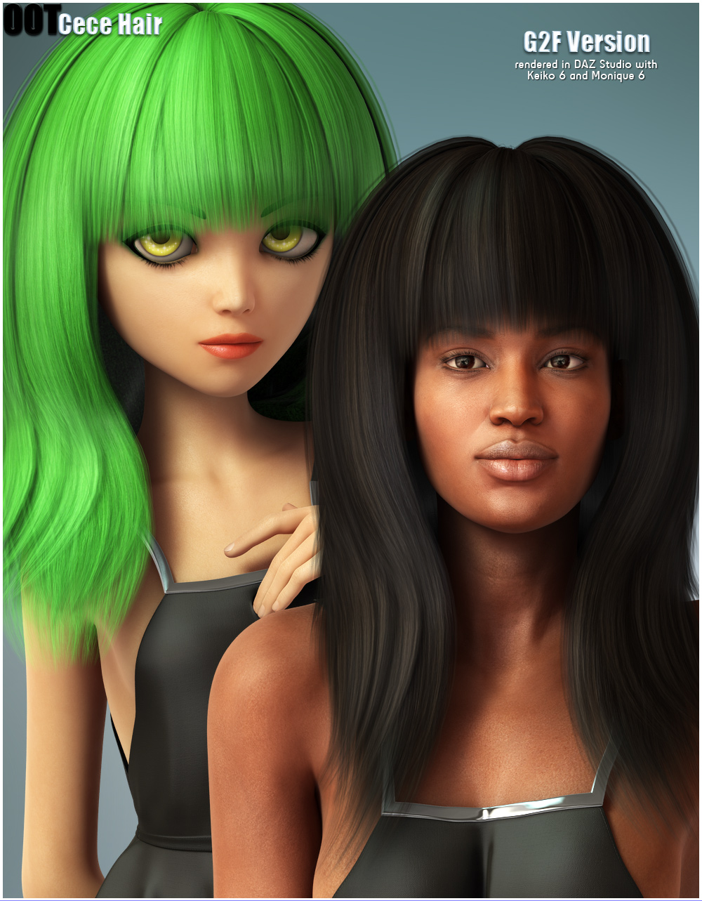Cece Hair and OOT Hairblending by N/A