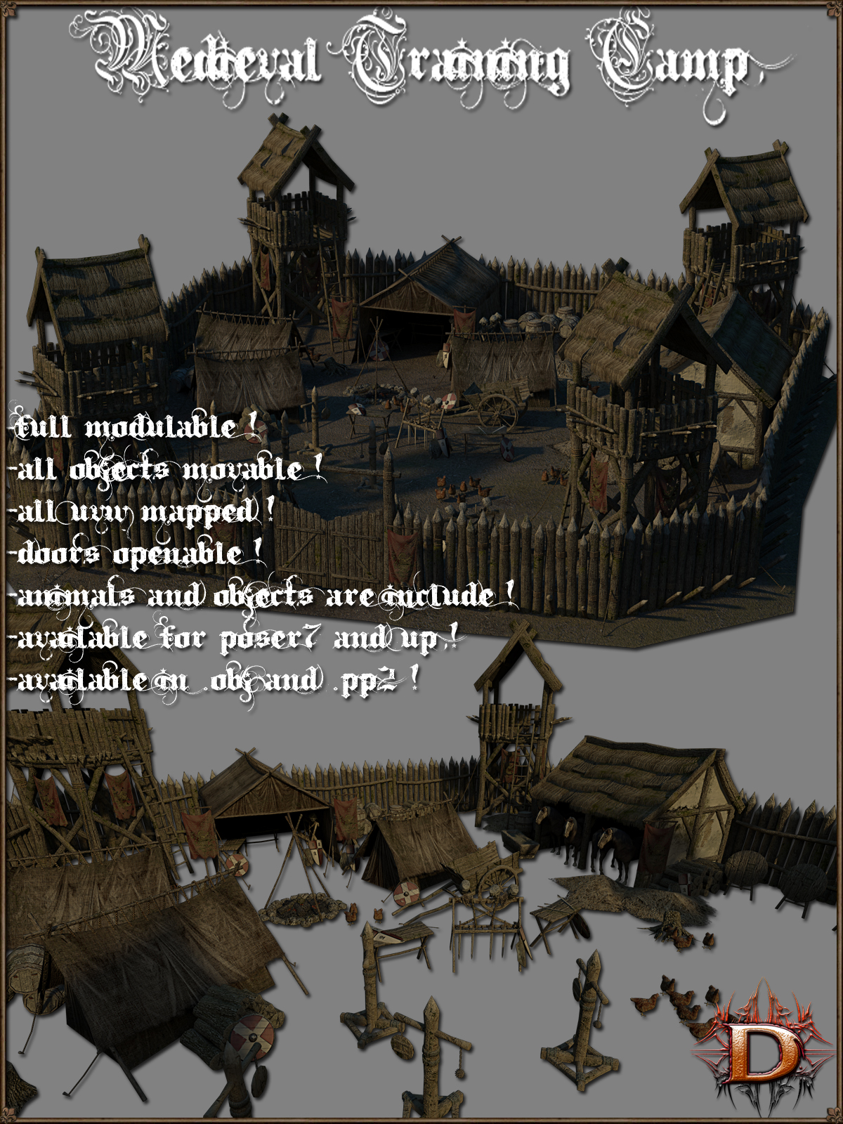 Medieval Training Camp by N/A