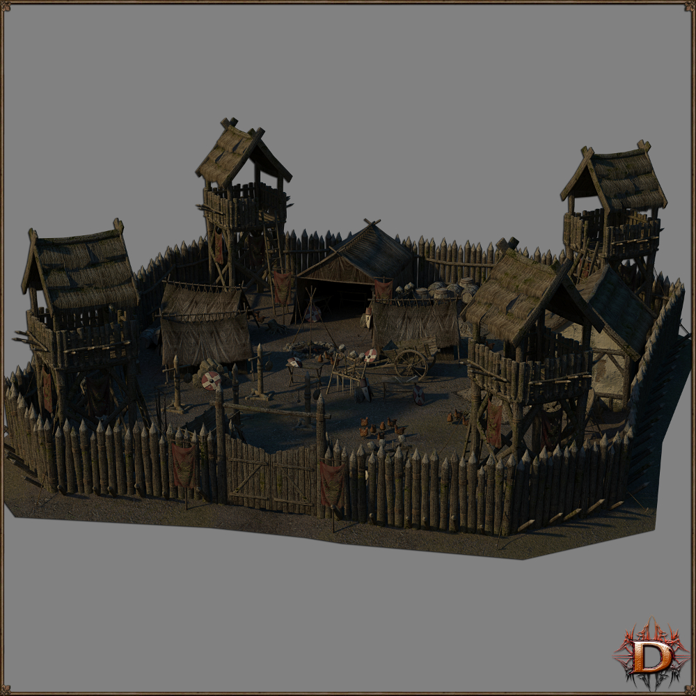 Medieval Training Camp by N/A
