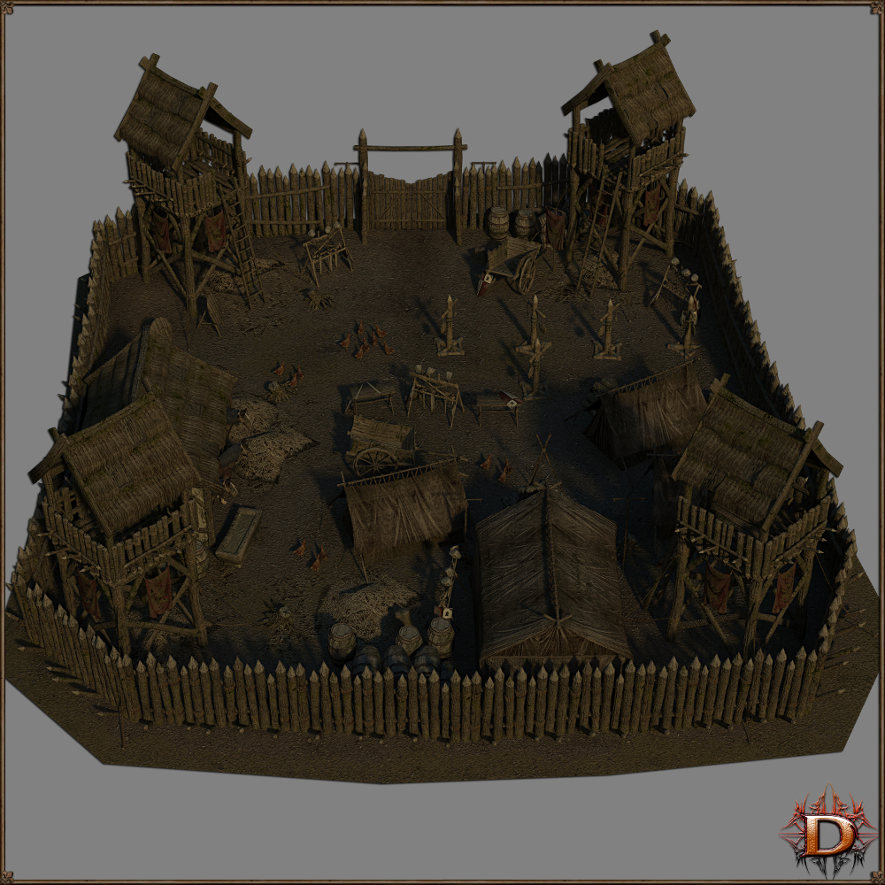 Medieval Training Camp by N/A