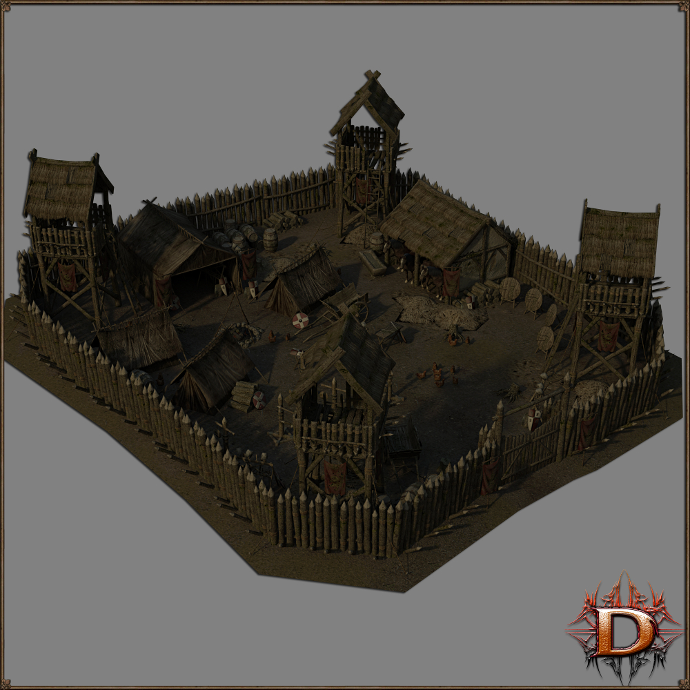 Medieval Training Camp by N/A