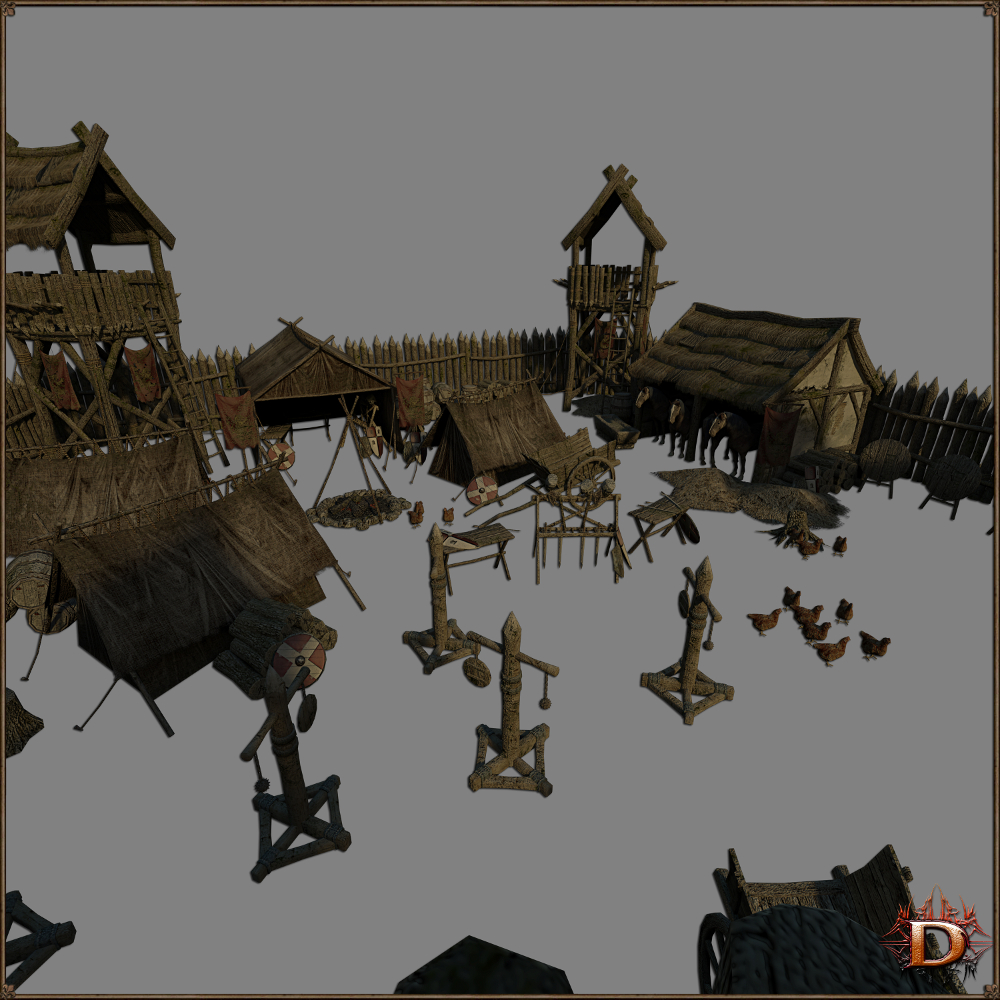 Medieval Training Camp by N/A