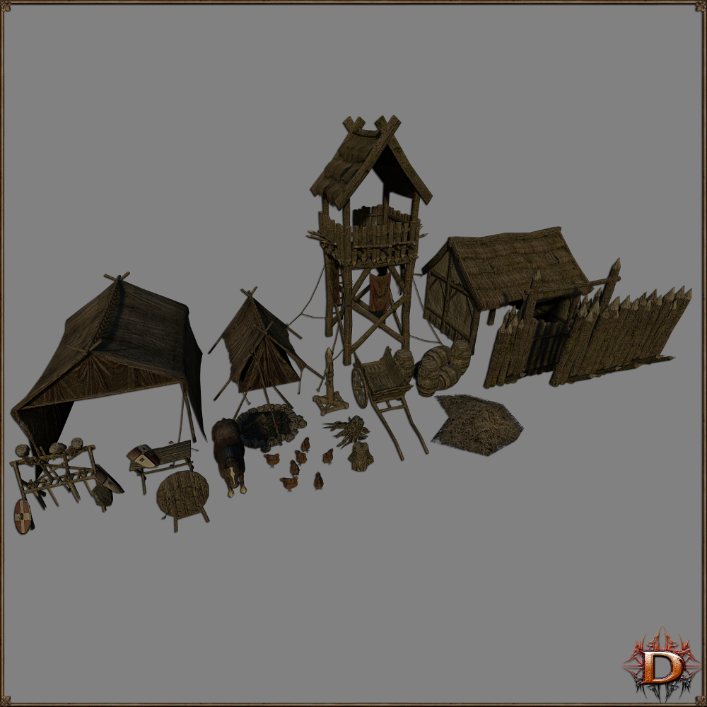 Medieval Training Camp by N/A