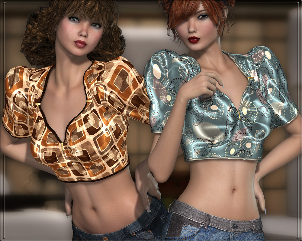 VERSUS - Retro Blouse by N/A