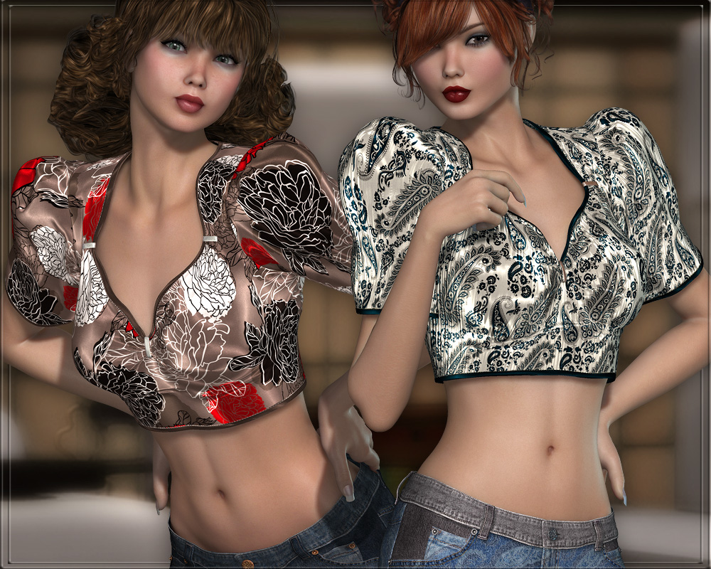VERSUS - Retro Blouse by N/A